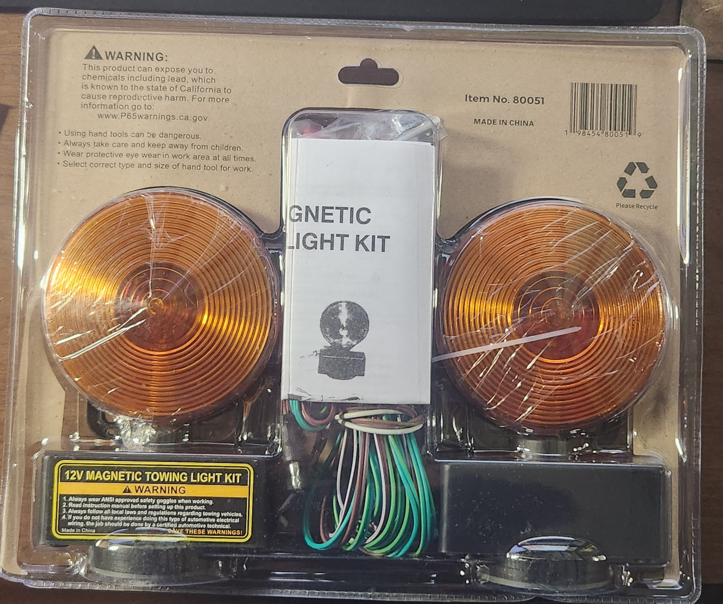 12 Volt Magnetic Trailer Towing Lights