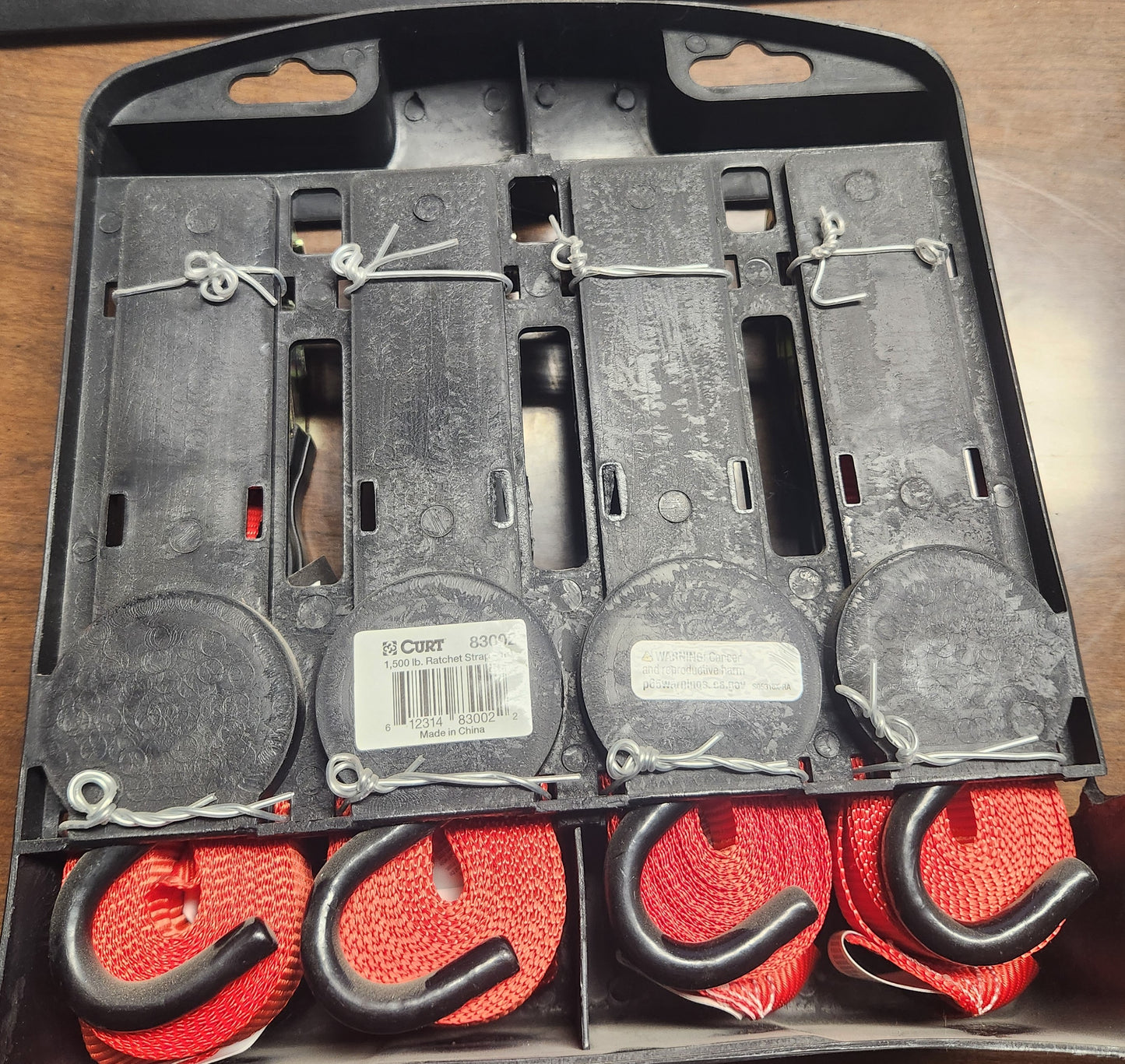 Curt Ratchet Tie Down Set (4 included)