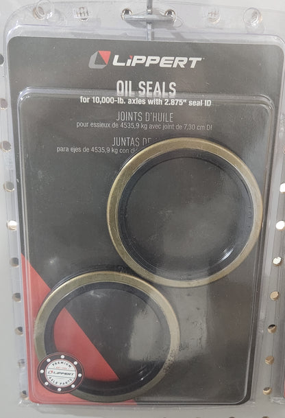 Lippert Oil Seals for 10,000# axels with 2.875" seal ID