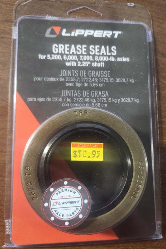 Lippert Grease Seals for 5,200#, 6,000#, 7,000#, 8,000# axels with 2.25" shaft
