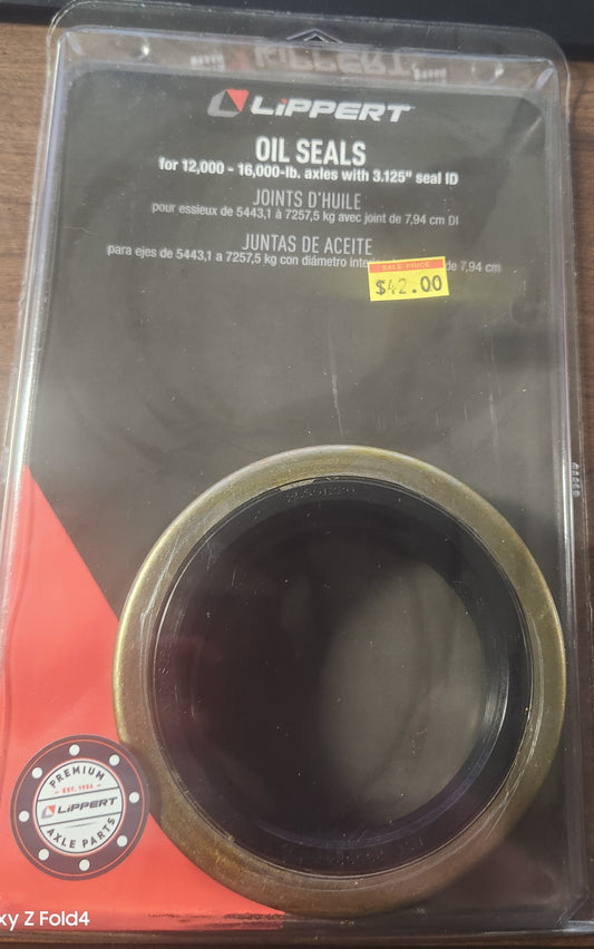 Lippert Oil Seals for 12,000#- 16,000# axels with 3.125" seal ID