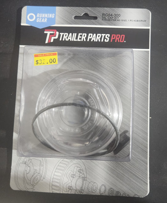 RG04-300 OIL CAP KIT GEAR FITS DEXTER 9K-10GD, 1 PC HUB/DRUM