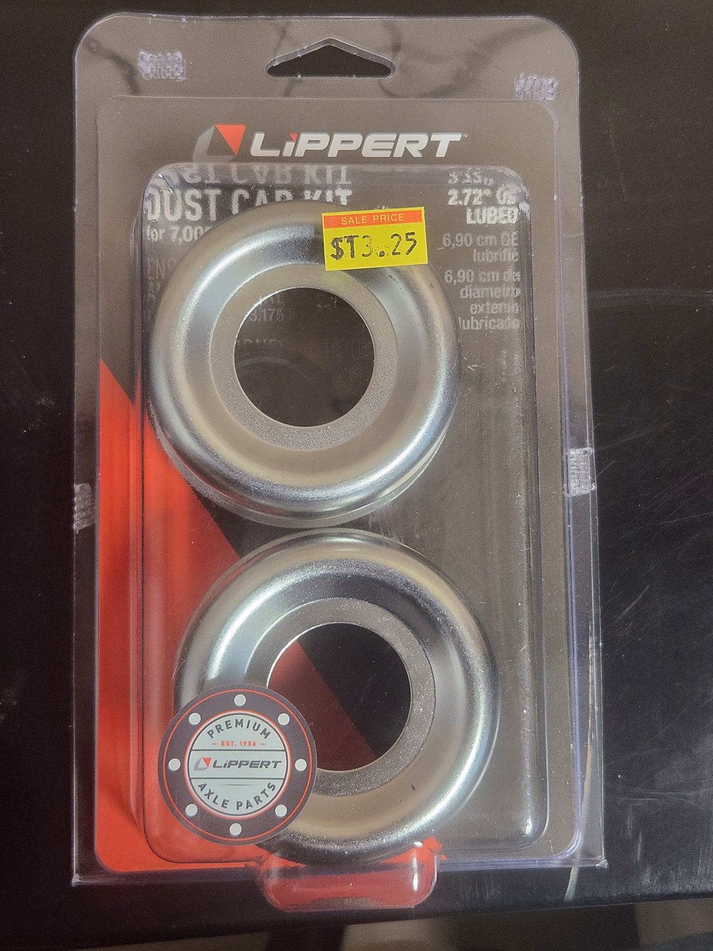 Lippert Dust Cap with Rubber Plug Kit For 7,000# axels Part #2023134011