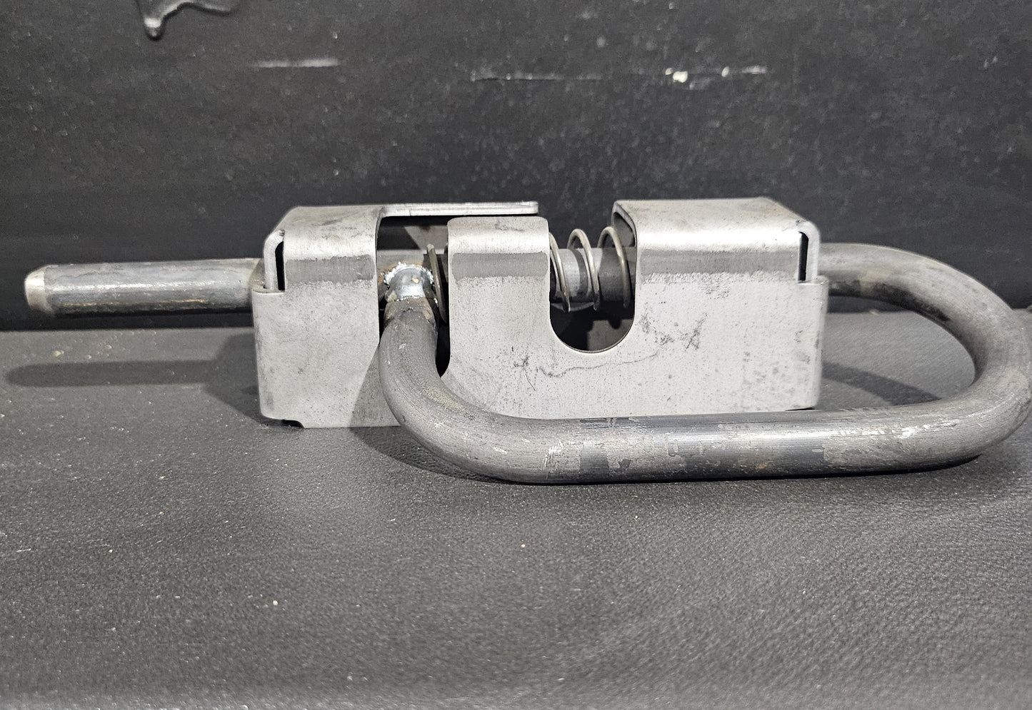 Weld-On, Spring-Loaded, Gate Latch for for Utility, and Equipment Trailers