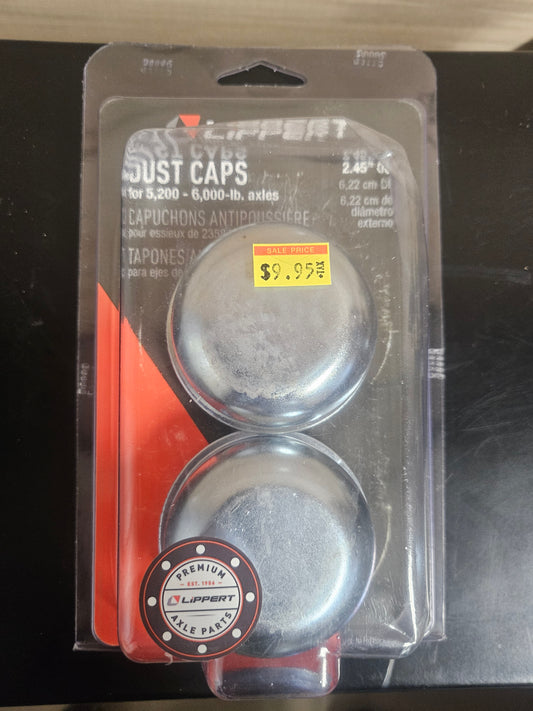 Lippert Dust Cap Kit without Rubber Plug For 5,200# - 6,000# axels Part # 2023134659