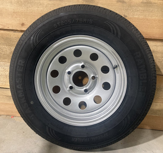 205/75R15 SM Rim and tire 550