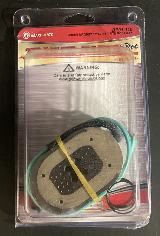 Brake Magnet 10"x2" 1/4" Fits Most 3.5K