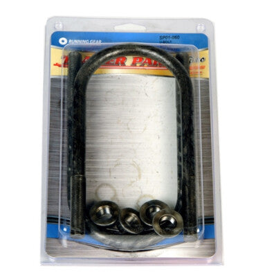 U-Bolt, 3" RD x 7" L 1/2"DIA W/ HDWE